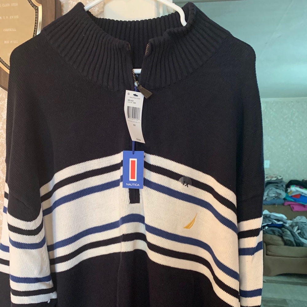 Nautica quarter zip sweater